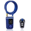 221006 Remote Control combination Lock (LY-787R) Electric bicycle Anti-theft alarm steel wire remote control bicycle combination lock alarm steel cable lock details Picture